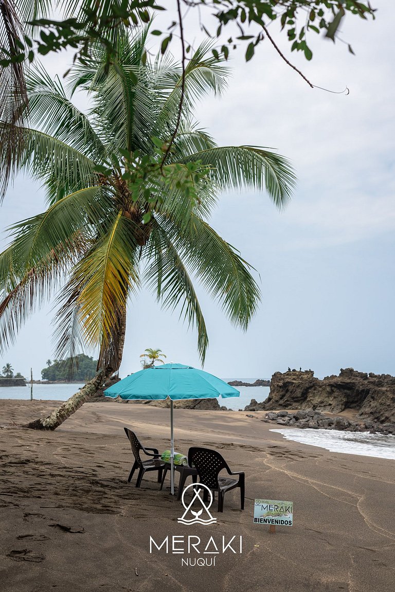 A cozy place in Nuquí, just steps from the beach.