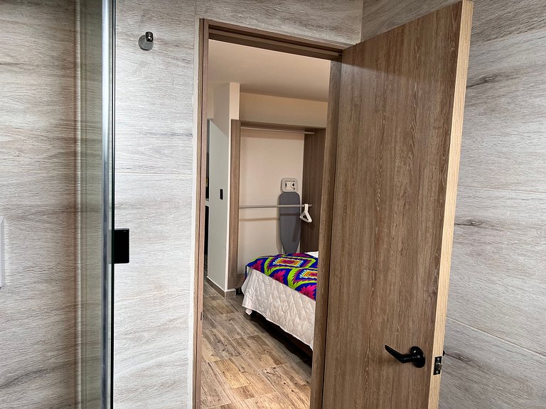 Comodo 1BR @Quibdo con Cama Queen & Lavadora