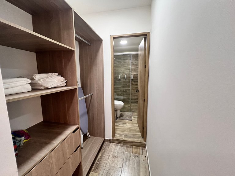 Agradable 1BR @Quibdo con Cama Queen & Lavadora