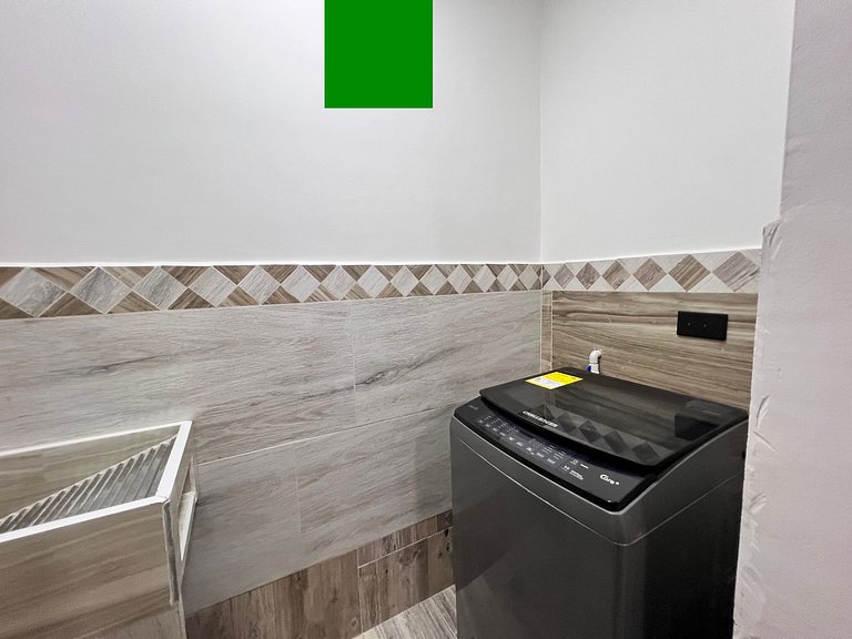 Agradable 1BR @Quibdo con Cama Queen & Lavadora
